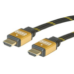 Roline High Speed Male HDMI Ethernet to Male HDMI Ethernet Cable, 2m