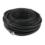 RS PRO Black Cat6 Cable FTP LSZH Male RJ45/Male RJ45, Terminated, 20m