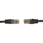 RS PRO Black Cat6 Cable UTP LSZH Male RJ45/Male RJ45, Terminated, 20m