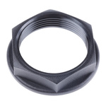 RS PRO Black PA 6 Cable Gland Locknut, M32 Thread