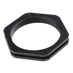 RS PRO Black PA 6 Cable Gland Locknut, M50 Thread