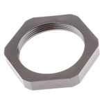 RS PRO Black PA 6 Cable Gland Locknut, M40 Thread
