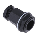 RS PRO Black Plastic Cable Gland, M20 Thread, 4mm Min, 7mm Max, IP55