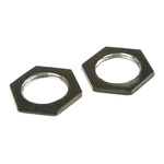RS PRO Black Steel Cable Gland Locknut, M20 Thread