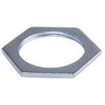 RS PRO Silver Steel Cable Gland Locknut, M32 Thread