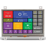 MikroElektronika MIKROE-2279 TFT LCD Colour Display / Touch Screen, 4.3in SVGA, 480 x 272pixels