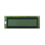 Fordata FC1602P00-RNNYBW-66SE FC LCD LCD Graphic Display, Green, Yellow on, 2 Rows by 16 Characters, Reflective