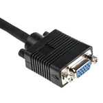 RS PRO Male VGA to Female SVGA Cable, 500mm