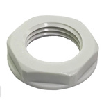 RS PRO Grey Nylon 66 Cable Gland Locknut, M12 Thread, IP68