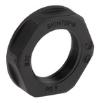 Lapp Black Fibreglass PA Cable Gland Locknut, PG9 Thread, IP68