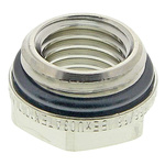 Lapp Cable Gland Adaptor, M16 Exterior Thread, M12 Interior Thread, Nickel Plated Brass, SKINDICHT Series
