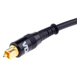 Van Damme Male TOSlink to Male TOSlink Optical Audio Cable, 250mm