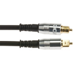 Van Damme Male TOSlink to Male TOSlink Optical Audio Cable, 5m
