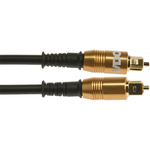 Van Damme Male TOSlink to Male TOSlink Optical Audio Cable, 10m
