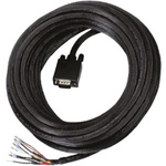 RS PRO Male VGA to Unterminated Cable, 50m