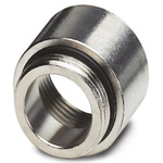 Phoenix Contact Cable Gland Adaptor, M20 Exterior Thread, 1/2 in Interior Thread, Nickel Plated Brass, HC-NPT-1/2-M20