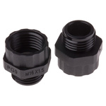 RS PRO Cable Gland Adaptor, PG9 Exterior Thread, M16 Interior Thread, Nylon 66