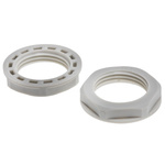 RS PRO Grey Nylon 66 Cable Gland Locknut, PG11 Thread, IP68