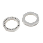RS PRO Grey Nylon 66 Cable Gland Locknut, PG21 Thread, IP68