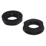 RS PRO Black Nylon 66 Cable Gland Locknut, PG7 Thread, IP68