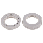 RS PRO Grey Nylon 66 Cable Gland Locknut, M20 Thread, IP68