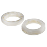 RS PRO White Nylon 66 Cable Gland Locknut, M25 Thread, IP68