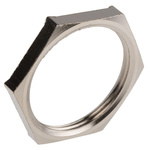 Lapp Silver Flame Retardant Nickel Plated Brass Cable Gland Locknut, M32 Thread