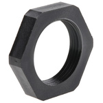 CMP Black Nylon Cable Gland Locknut, PG16 Thread