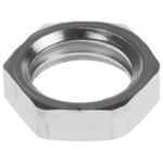 SIB Nickel Nickel Plated Brass Cable Gland Locknut, M10 Thread