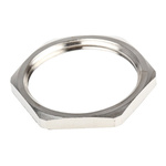 SIB Nickel Nickel Plated Brass Cable Gland Locknut, PG21 Thread
