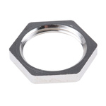 SIB Nickel Nickel Plated Brass Cable Gland Locknut, M20 Thread