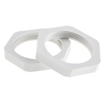 SIB Grey Fibreglass PA Cable Gland Locknut, M40 Thread