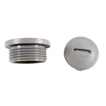 Alpha Wire Blanking Plug, PG21, Chloroprene Rubber (O-Ring/Seal), Polyamide, 33mm Diameter, Threaded