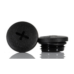 Alpha Wire Blanking Plug, M16, Plastic, 20mm Diameter, Threaded