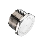 ABB Stopping Plug, M32, Nickel Plated Brass, Threaded