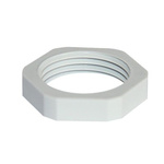 SIB Black Polyamide Cable Gland Locknut, M40 Thread