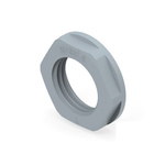 Grey UL 94 V2 PA 6 Cable Gland Locknut, M16 Thread