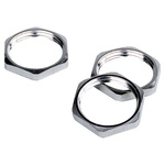 Metal Heat Resistant Nickel Plated Brass Cable Gland Locknut, M20 Thread