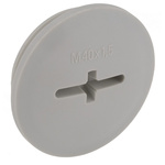 Lapp Blanking Plug, M40, Fibreglass Nylon, 46mm Diameter, Threaded
