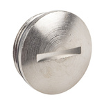 Lapp Blanking Plug, M25, Nickel Plated Brass, 28mm Diameter, Threaded