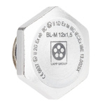 Lapp Blanking Plug, M12, Nickel Plated Brass, 17.8mm Diameter, Threaded