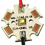 ILS ILH-OW01-HWWH-SC211-WIR200., OSLON 150 1+ PowerStar Circular LED Array, 1 White LED (2700K)
