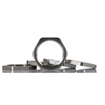 Lapp Silver Stainless Steel Cable Gland Locknut, M25 Thread, IP68