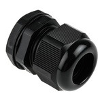RS PRO Black Nylon Cable Gland, M25 Thread, 13mm Min, 18mm Max, IP68