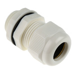 RS PRO White Nylon Cable Gland, M20 Thread, 10mm Min, 14mm Max, IP68