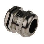 RS PRO Metallic Nickel Plated Brass Cable Gland, M25 Thread, 9mm Min, 16mm Max, IP68