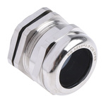 RS PRO Metallic Nickel Plated Brass Cable Gland, M32 Thread, 15mm Min, 22mm Max, IP68