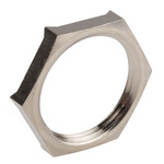 Lapp Silver Nickel Plated Brass Cable Gland Locknut, PG16 Thread