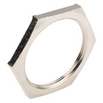 Lapp Silver Nickel Plated Brass Cable Gland Locknut, M50 Thread