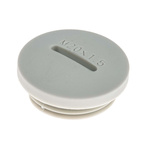 RS PRO Blanking Plug, M20, 19.9mm Hole Diameter, Nylon 66, 24mm Diameter, Threaded
